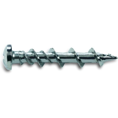 Powers Wall-Dog Screw Anchor, 1-1/2" L, Steel 02275-PWR